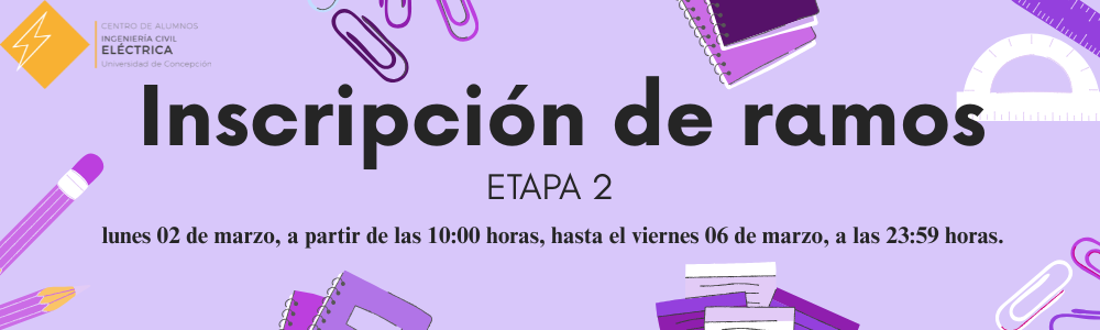 Inscripcion de Asignaturas Etapa II